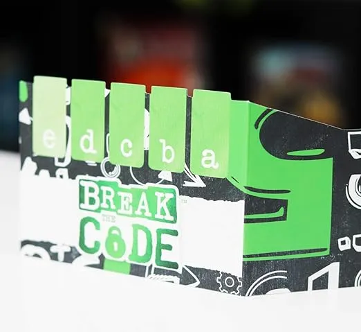 IELLO: Break The Code, Strategy Board Game, Duel or Multiplayer, High Voltage Decoding, Break Your Opponents' Code, 2 to 4 Players, for Ages 10 and Up