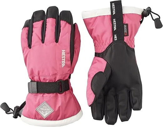 Hestra Gauntlet CZone Junior Glove (Youth 4-14yrs) | Waterproof, Insulated Kids Gloves for Winter, Skiing, Snowboarding