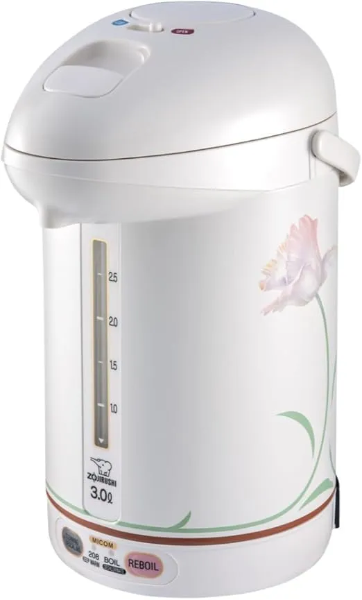 Zojirushi CW-PZC30FC Micom Super Boiler (3.0 Liters, White Ballerina)