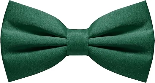 RBOCOTT Mens Solid Color Pre-tied Bow Tie Adjustable Bowtie