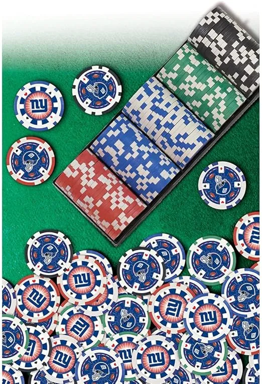New York Giants 100 Piece Poker Chips