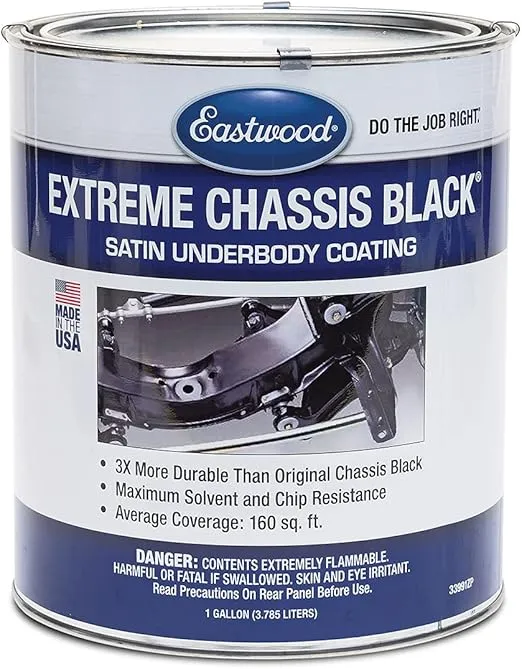 Eastwood Extreme Chassis Black Satin - Gallon with Satin Finish 25-35% Gloss