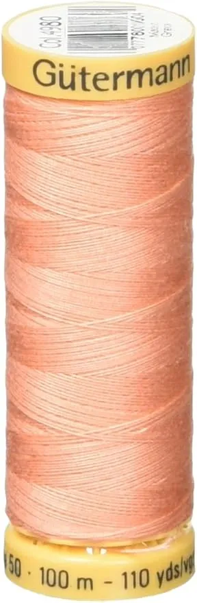 Gutermann Natural Cotton Thread 110 Yards-Light Salmon