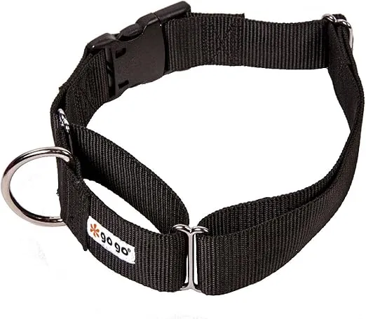 GOGO Pet Products Martingale Gentle Training Collar, X-Large, Black