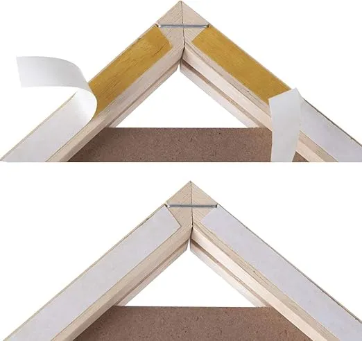Canvas Frame, 8 x8 Inch Stretcher Bars Wood Kits with Accessories for Oil Painting and Picture Wall Art