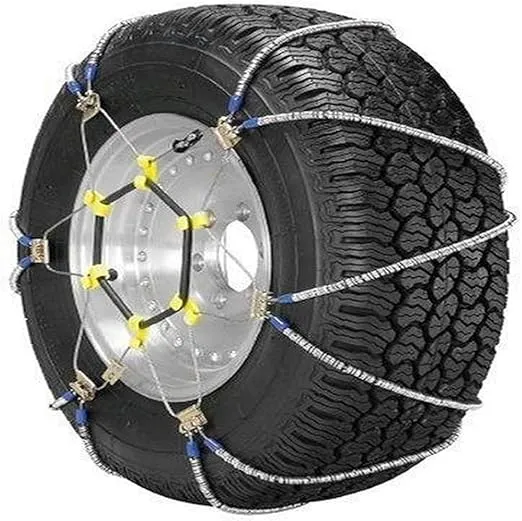 SCC ZT729 Super Z LT Light Truck and SUV Tire Traction Chain - Set of 2, Silver