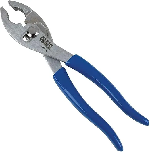 Klein Tools D511-8 Slip-Joint Pliers with Shear Type Cutting, 8-Inch