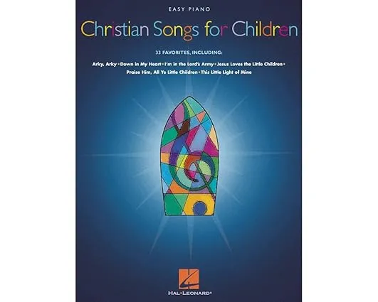 Christian Songs for Children: Easy Piano