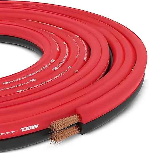 DS18 SW-18GA-100RB Ultra Flex Speaker Wire Red and Black 100FT - Speaker Cable for Audio Applications
