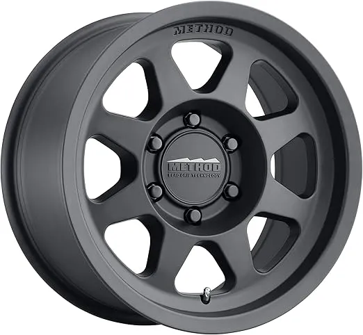 Method Race Wheels 701 Matte Black 17x8.5" 6x5.5", 0mm offset 4.75" Backspace, MR70178560500