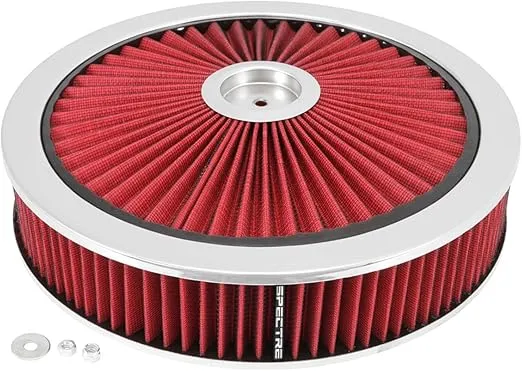 Spectre 47622 Red 14" x 3" Filter Lid Air Cleaner