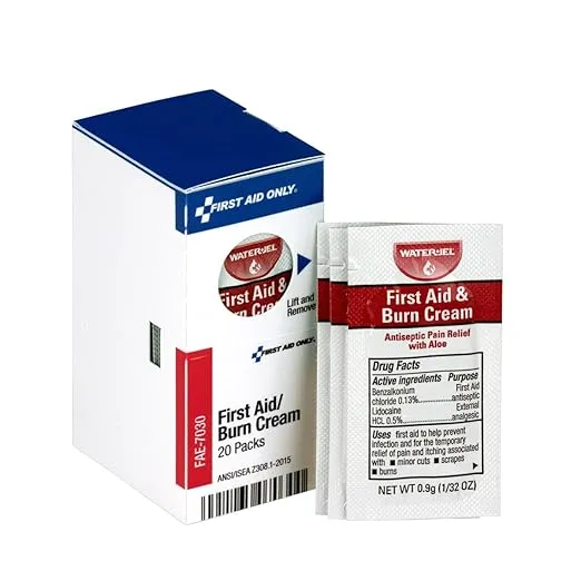 First Aid Only FAE-7030 SmartCompliance Refill Burn Cream, 10 Count