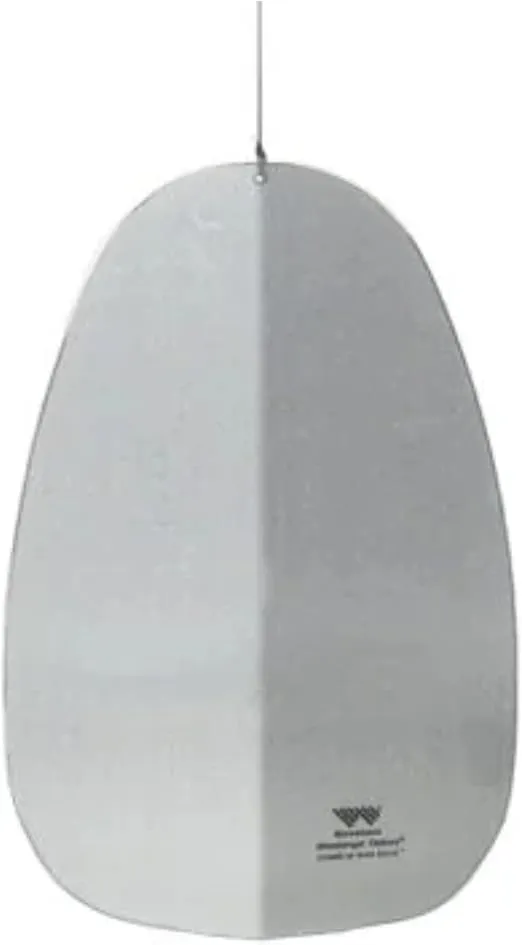 Woodstock Chimes Signature Collection, Windsinger Chimes of King David, 88'' Silver Wind Chimes for Outdoor, Patio, Home or Garden Décor (WWKD)