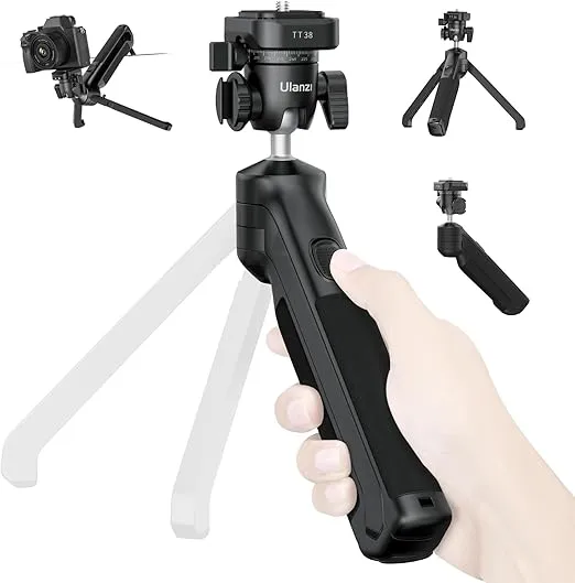ULANZI Tabletop Tripod for Camera Mini Vlogging Tripod TT38, Uka F38 ClickOpen Flexible Travel Tripod for Sony/Canon/Nikon/Fujifilm SLR DSLR Pocket Stand Shooting Selfie Video Vlog