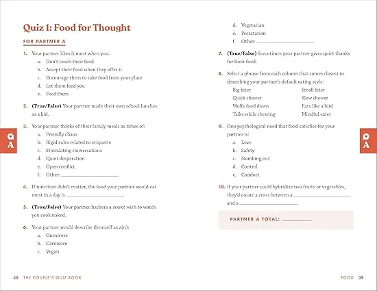 The Couple's Quiz Book: 350 Fun Questions to Energize Your Relationship (Relationship Books for Couples)