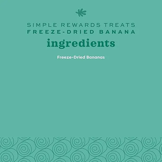 Oxbow Simple Rewards Freeze Dried Banana Treats for Rabbits, Guinea Pigs, Chinchillas, and Small Pets