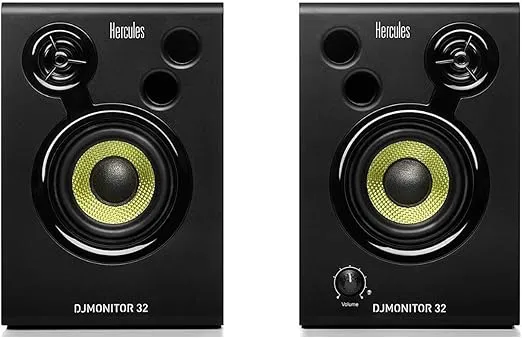 Hercules DJ Starter Kit | Starlight USB DJ Controller with Serato DJ Lite Software, 15-Watt Monitor Speakers, and Sound-Isolating Headphones