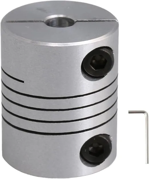 BQLZR 5 x 8mm CNC Stepper Motor Shaft Coupler Flexible Coupling Motor Connector