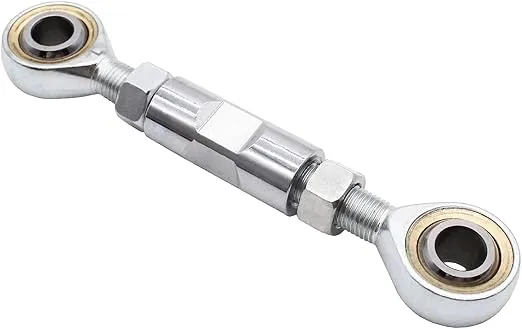 1 1/2" Adjustable Tensioning Rod Silver colour Heim Joint Alternator Bracket Fits for SBC BBC 350 454 302 engine