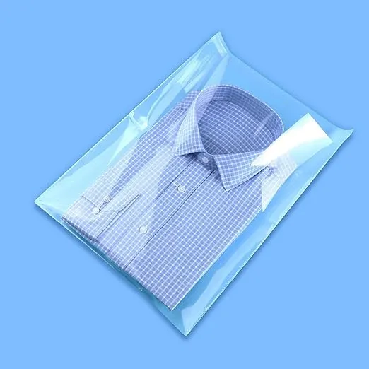 iMailer - 100 Count - 12" x 15" Cellophane Bags Self Seal- Resealable Plastic Clear Cello Bagsfor Clothing, T-Shirts, Pants