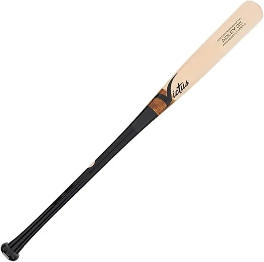 Victus ADLEY35 Gloss Black/Gloss Natural Adult Maple Wood BAT PRO Reserve