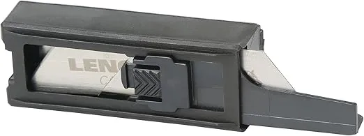 LENOX Utility Knife Blades, 10 Carbide Blades, 3/4 Inch, Foldable and Portable, Storage for Blades (LXHT11800T)
