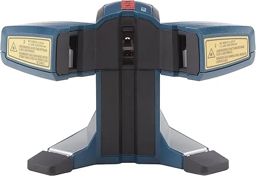 BOSCH GTL3 65 Ft Wall & Floor Covering Laser, Includes 4 AA Batteries, Versatile Steel Positioning Plate, Laser Target, & Pouch