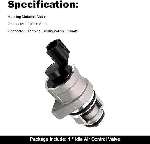 RYANSTAR Fuel Injection Idle Air Control Valve IAC IACV Compatible with 3.7L 4.0L 4.7L Dodge Dakota Replacement Compatible with Jeep V6 V8 4861552AB 4861552AA