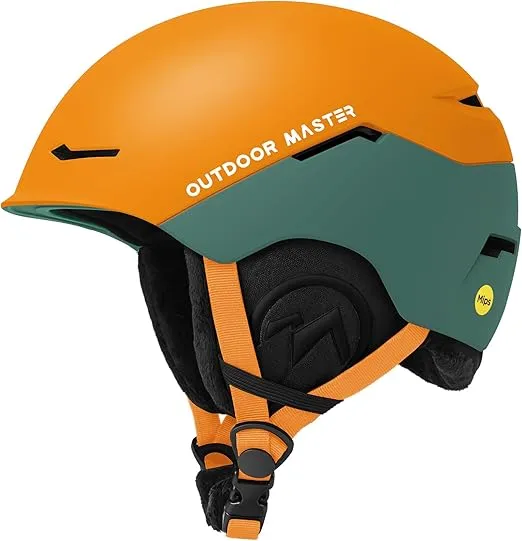 OutdoorMaster ELK MIPS Ski Helmet - Snow Sport Helmet Snowboard Helmet for Men Women & Youth