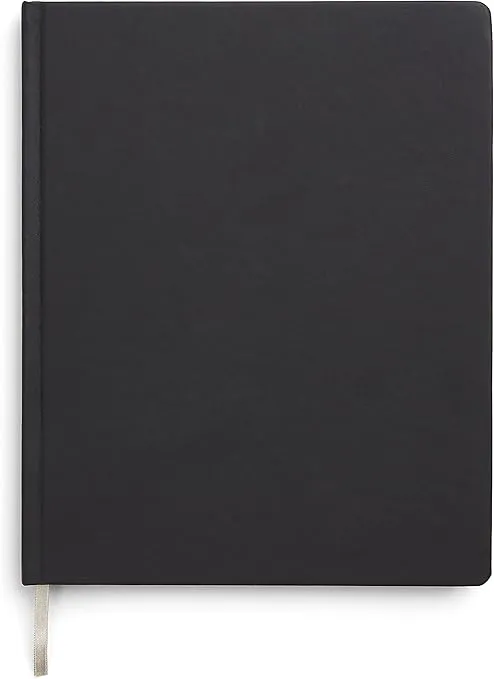 TRU RED Large Hard Cover Ruled Journal, Black TR54768