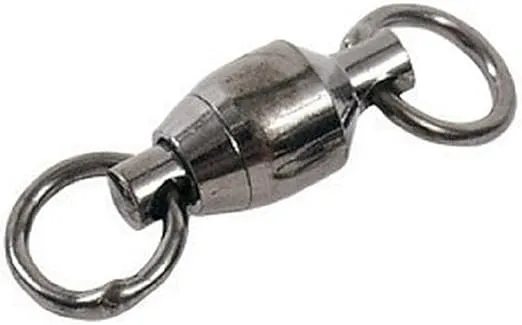 Spro Ball Bearing Swivel with 2 Welded Ring-Pack of 3