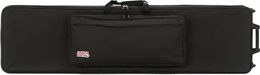 Gator Cases Lightweight Rolling Keyboard Case for Slim Extra Long 88 Note Keyboards and Electric Pianos (GK-88 SLXL)