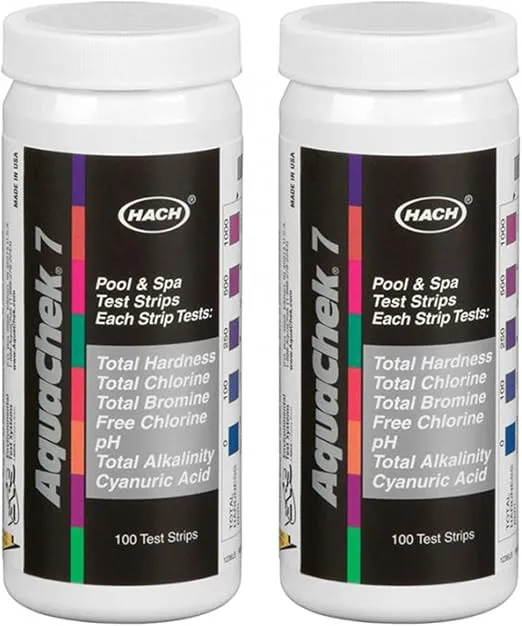 AquaChek 551236-02 Pro Silver Swimming Pool Test Strips, 2-Pack