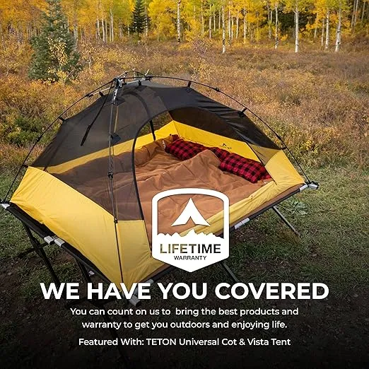 TETON Sports -35F and 0F Degree Sleeping Bag. Warm and Comfortable Camping Sleeping Bags, Teton Tough Canvas Shell for Camping, Hunting, and Cold Weather
