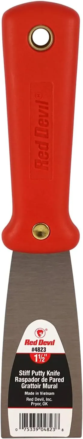 Red Devil 4823 Putty Knife, 1.5", Multi
