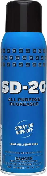Spartan SD-20 All-Purpose Degreaser , 20 oz Aerosol, Case of 12