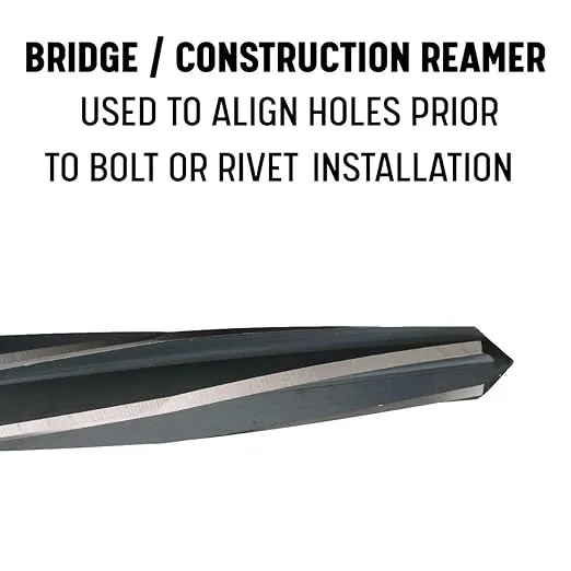 Drill America 13/16" Long Bridge/Construction Reamer with Hex Shank, DWR Series