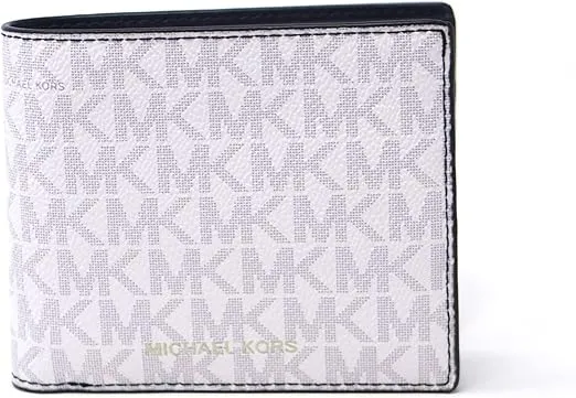 Michael Kors Men's Cooper Billfold with Passcase Wallet (Bright White)