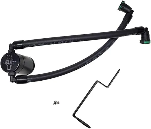 J&L Oil Separator Co. 3.0 Oil Separator Compatible with 2020-2022 Escape 1.5L; 2021-2024 Bronco Sport 1.5L Passenger Side (Black)