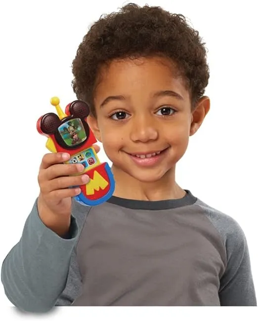Disney Junior Mickey Mouse Funhouse Communicator with Lights and Sounds, Officially Licensed Kids Toys for Ages 3 Up by Just Play