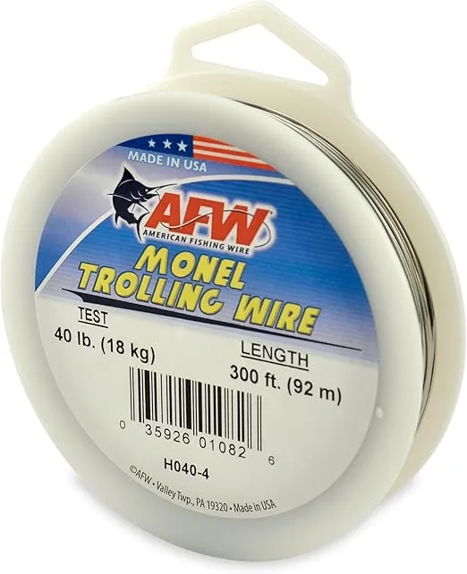 American Fishing Wire Monel Trolling Wire (Single Strand)
