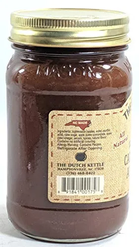 The Dutch Kettle Amish Homemade Style Caramel Pecan Apple Butter 2 - 18 Oz Reusable Jars