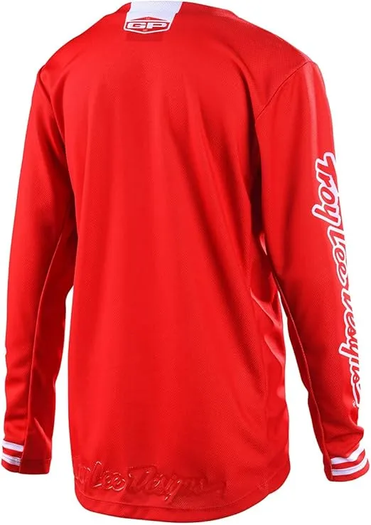 Troy Lee Designs Youth GP Mono Jersey (Medium, Red)