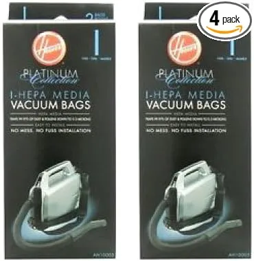 Hoover Type I HEPA Bag (4-Pack) AH10005