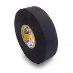 Howies Hockey Tape - Clear Shin Pad Tape/Black Cloth Tape (30 Pack) and Free Tape TIN