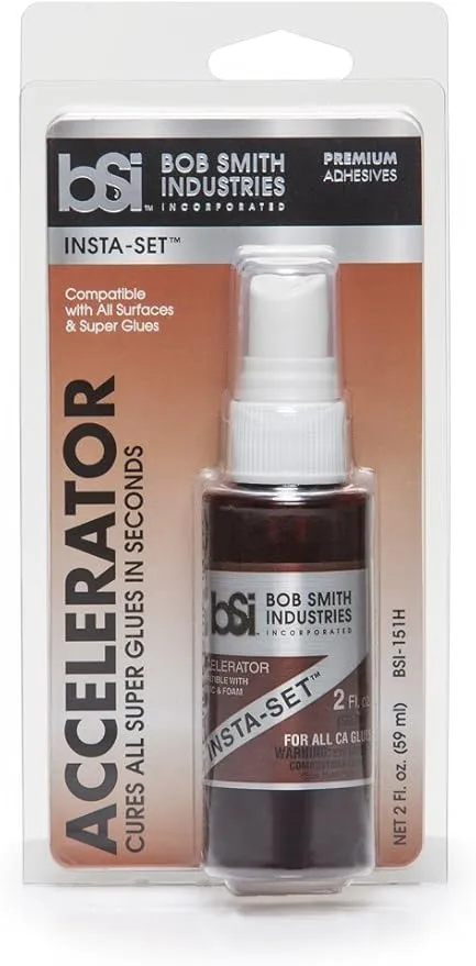Bob Smith Industries BSI-151H Insta-Set Super Glue Accelerator,Clear, 2 fl. oz.