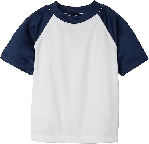 Kanu Surf Boys' Short Sleeve UPF 50 Rashguard Swim Shirt