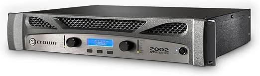 Crown, 2 Two-channel-800W at 4Ω Power Amplifier, Gray, 800-Watts (XTi2002)