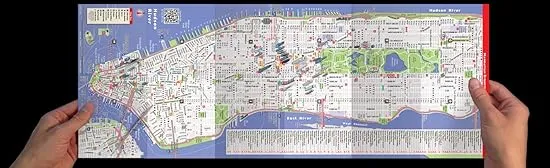 StreetSmart® NYC Map Downtown Edition by VanDam-Laminated pocket city street map of Manhattan w/ all attractions, museums, sights, hotels, theaters & ... 2024 Edition)