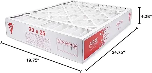 AIRx Filters 20x25x5 MERV 11 HVAC AC Furnace Air Filter Replacement for Honeywell FC100A1037 FC35A1027 CF200A1016, Allergy 1 Single Filter, Made in the USA